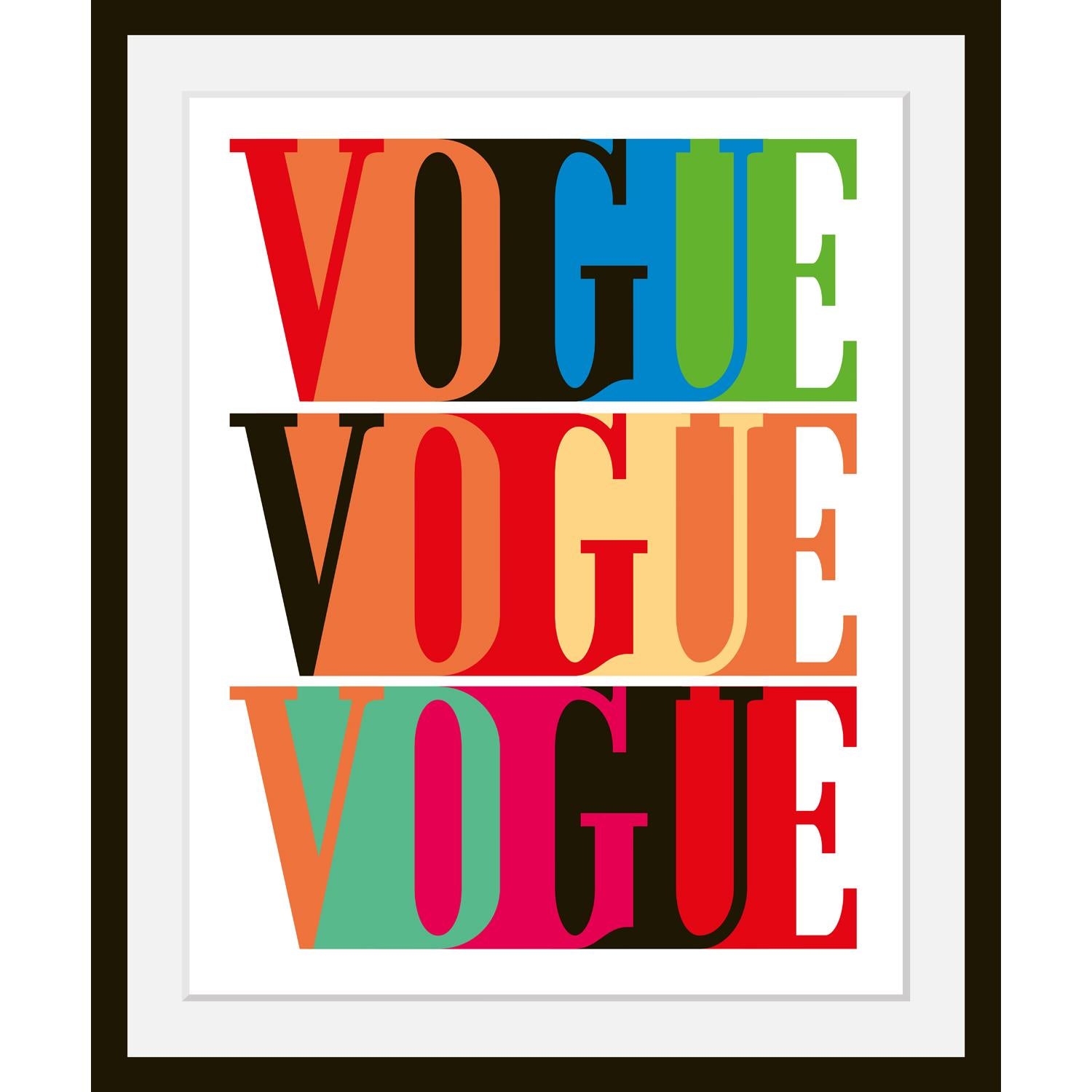 Gerahmtes Bild Vogue Online - Stilvolle Kunstwerke kaufen – queence | Kunstdrucke