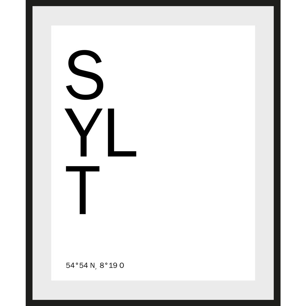 - kaufen queence Gerahmtes Kunstwerke Sylt Online Bild – Stilvolle