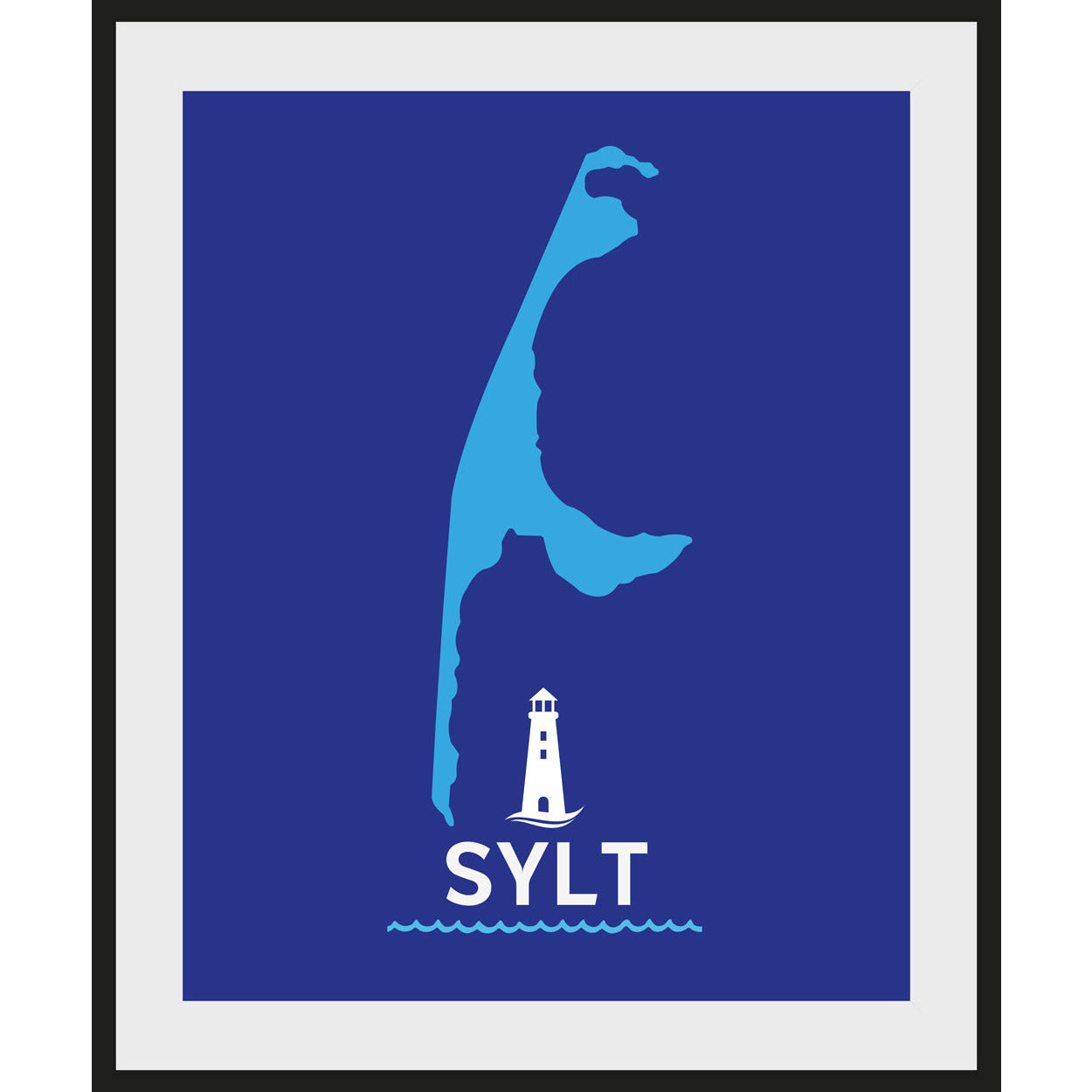 Gerahmtes Bild Blue Sylt Online - Stilvolle Kunstwerke kaufen – queence | Leinwandbilder