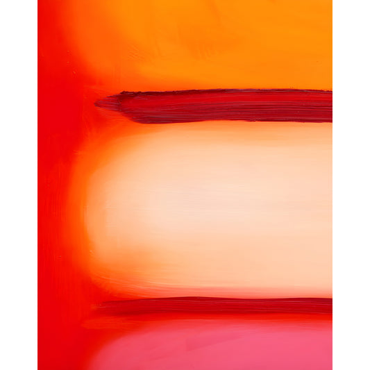 Leinwandbild - Orange Painting